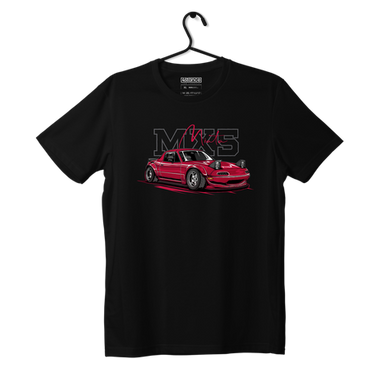 Černé tričko MAZDA MIATA MX5