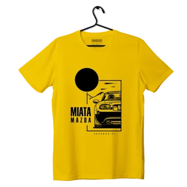 Tričko Mazda Miata yellow