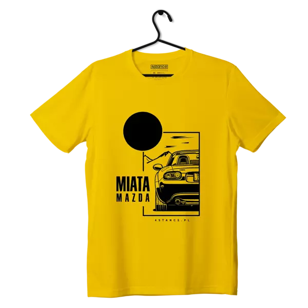 Tričko Mazda Miata yellow