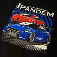 Černé tričko Nissan Skyline R35 Pandem