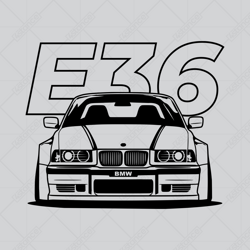 Hrnek pro fanouška BMW E36 předek