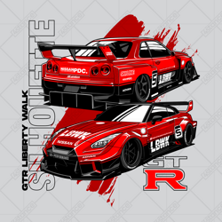 Hrnek pro fanouška Nissan Skyline R35 Silhouette GTR JDM