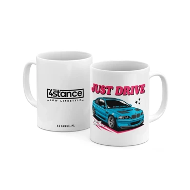 BMW E46 Fan Mug Just Drive