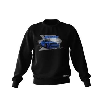 Black DODGE CHALLENGER Street Sweatshirt