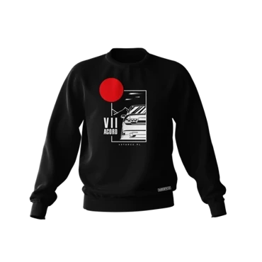 Black HONDA ACCORD VII JDM sweatshirt