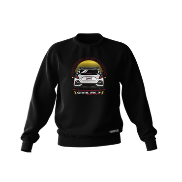 Black HONDA CIVIC FK7 sweatshirt