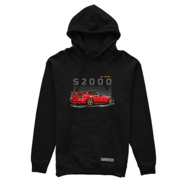 Black HONDA S2000 hoodie