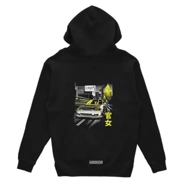 Black Honda Civic EG5 Kanjo hoodie