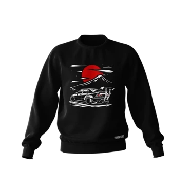 Black LEXUS IS200 IS300 IS DOWNHILL sweatshirt