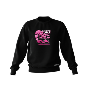 Black MAZDA MIATA SAKURA sweatshirt