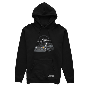 Black MERCEDES 190E hoodie