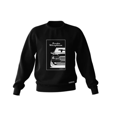 Black MERCEDES W202 sweatshirt I drive a classic