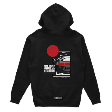 Black MITSUBISHI ECLIPSE hoodie