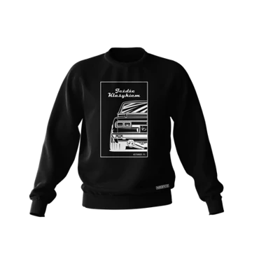 Black NISSAN 2000 GTR Sweatshirt Driving a Classic