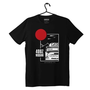 Black NISSAN 400Z JDM T-shirt