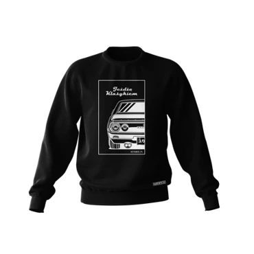 Black NISSAN GTR110 Sweatshirt Driving a Classic