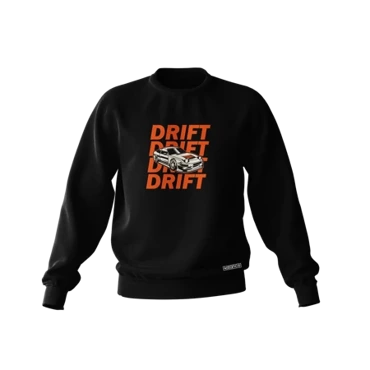 Black NISSAN S13 DRIFT sweatshirt