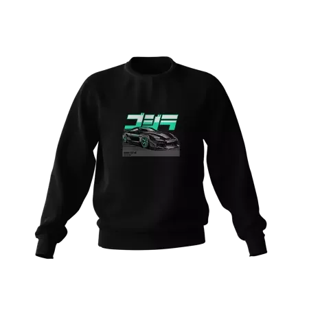 Black Nissan Skyline 35GT-RR sweatshirt