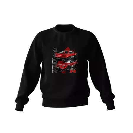 Black Nissan Skyline R35 Silhouette Sweatshirt