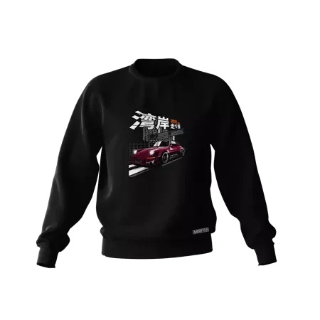 Black Porsche 930 sweatshirt