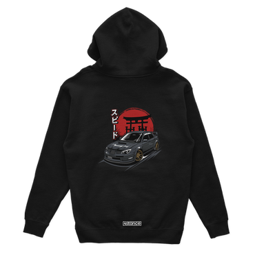 Black SUBARU IMPREZA HAWKEYE hoodie