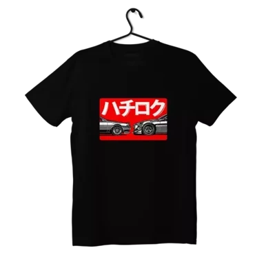 Black T-shirt 86 FINAL - Toyota AE86 GT86