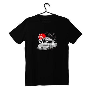 Black T-shirt Honda Civic EG6 Pandem