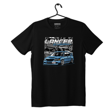 Black T-shirt MITSUBISHI LANCER EVO VI