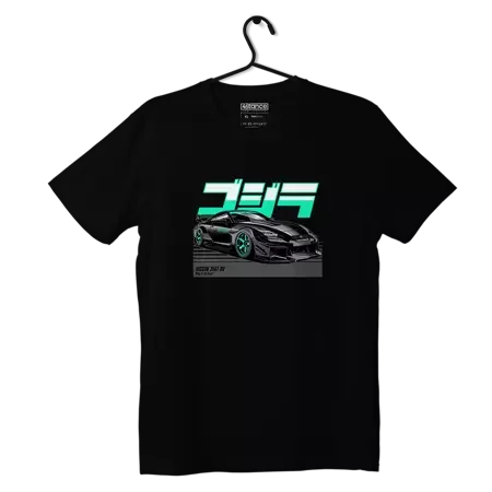 Black T-shirt Nissan Skyline 35GT-RR