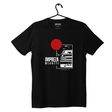 Black T-shirt SUBARU IMPREZA MEANEYE