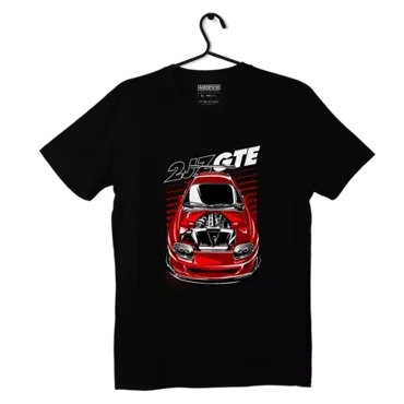 Black T-shirt T-shirt Toyota Supra mk4 2JZ