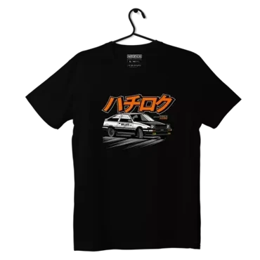 Black T-shirt Toyota AE86 TRUENO FINAL