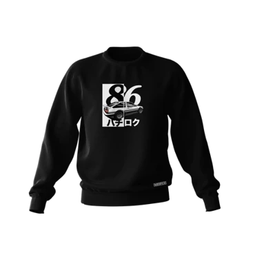 Black TOYOTA AE86 JAPAN sweatshirt