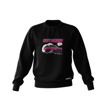 Black TOYOTA AE86 PINK sweatshirt