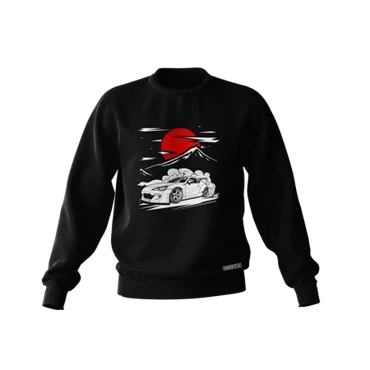 Black TOYOTA GT86 Downhill Sweatshirt