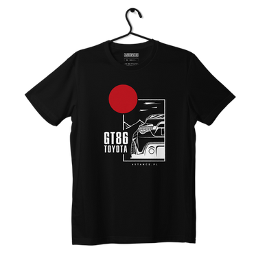 Black TOYOTA GT86 T-shirt