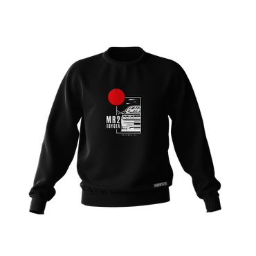 Black TOYOTA MR2 sweatshirt