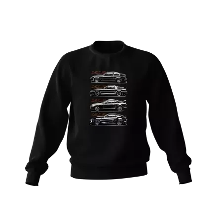 Black Toyota Supra History Sweatshirt