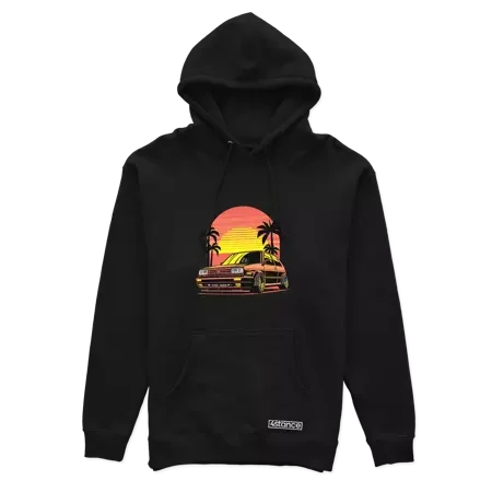 Black VW Golf mk2 Summer hoodie