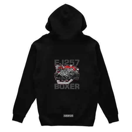 Black engine hoodie EJ257 BOXER