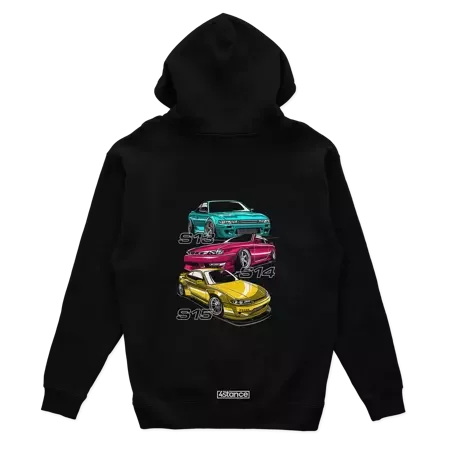 Black hooded sweatshirt Nissan Silvia S13 S14 S15