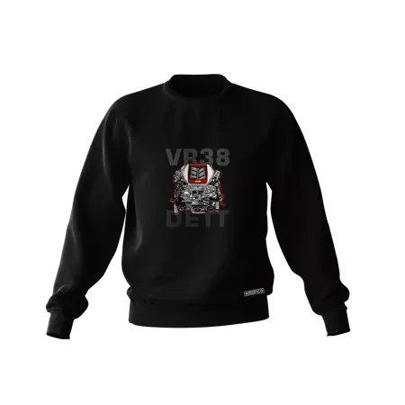 Black motor sweatshirt VR38 DETT