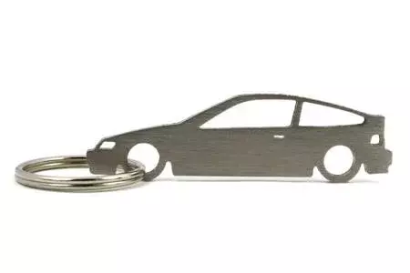 Honda CRX stainless steel key ring