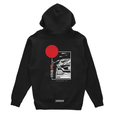 Honda Civic Type R hoodie black