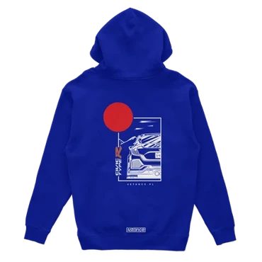 Honda Civic Type R hoodie blue