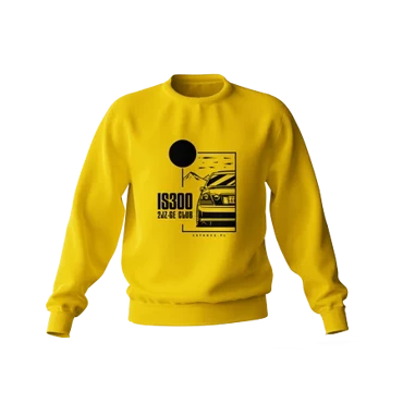 Lexus IS300 sweatshirt yellow