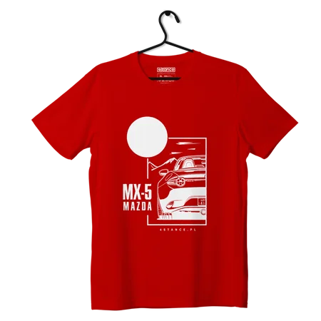 Mazda MX-5 t-shirt red