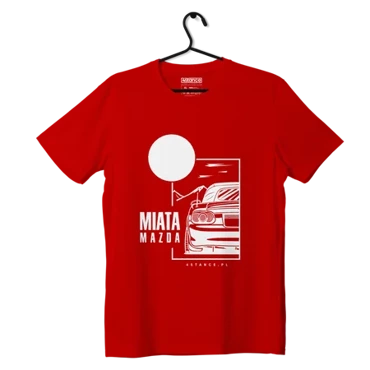 Mazda Miata T-shirt with roof red