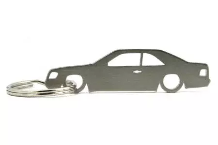 Mercedes-Benz E W124 Coupe stainless steel key ring