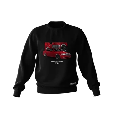 Mercedes-Benz W124 black sweatshirt